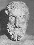 [Bust of Epicurus]